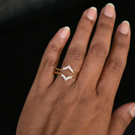 Tiara Diamond Ring Guards | Crown Ring Enhancers | Ring Insert, NY